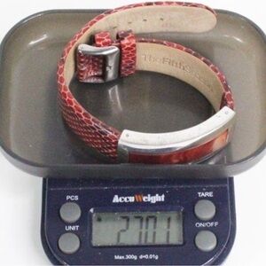 Roberto Coin Sterling Sliver and Red Bracelet